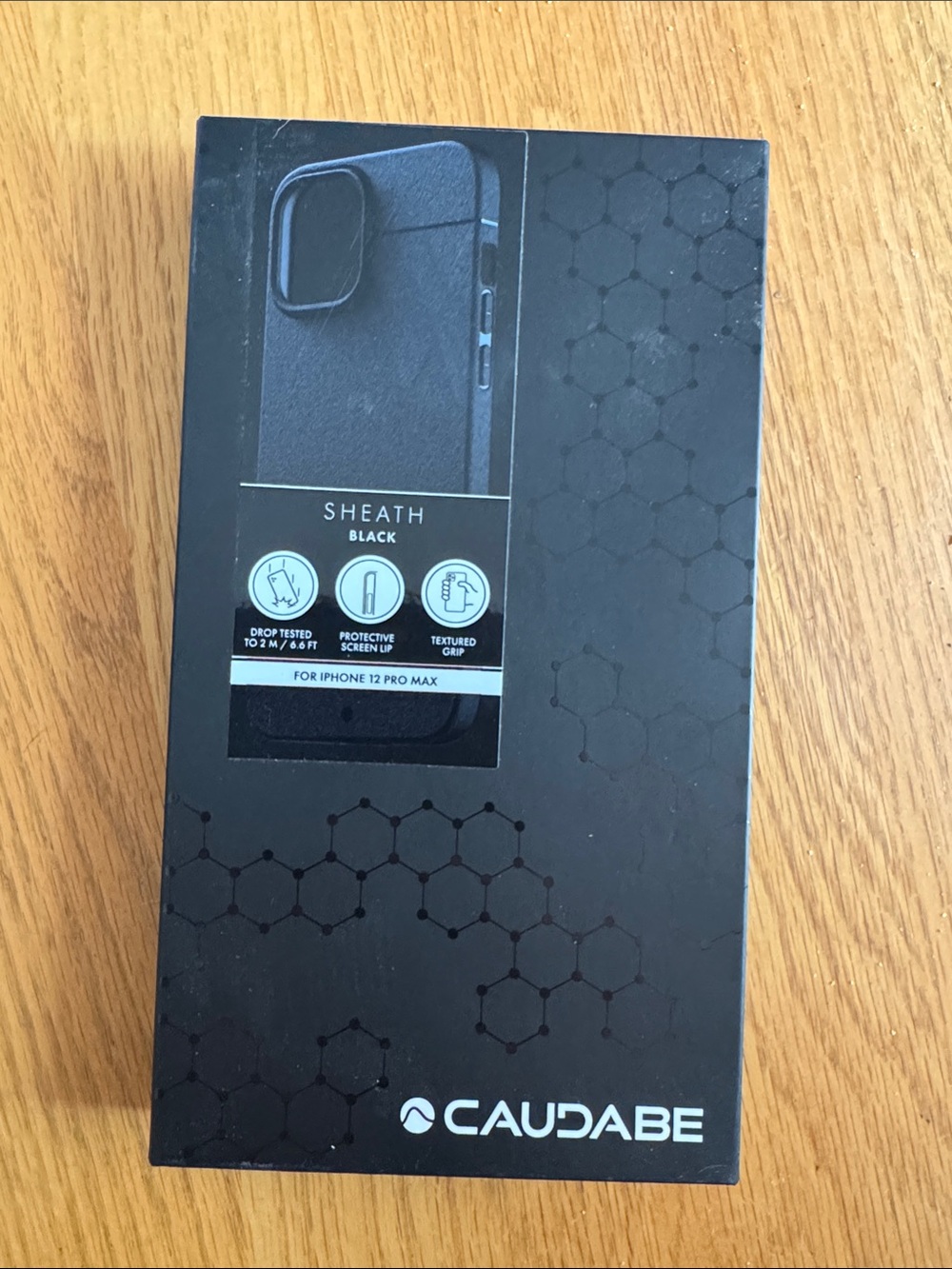 Caudabe Sheath iPhone 12 Pro Max Case - black